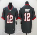 Nike Tampa Bay Buccaneers #12 Tom Brady gray Color Rush Limited jersey-BD