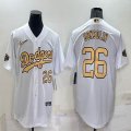 2022 MLB All-Star Nike Los Angeles Dodgers #26 Gonsolin white majestic baseball jerseys-BD