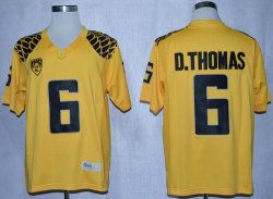 Oregon Duck De\'Anthony Thomas 6 College Football Limited Jerseys yellow