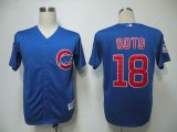 MLB Jerseys Chicago Cubs 18 Soto Blue