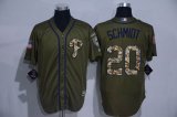 Philadelphia Phillies #20 Mike Schmidt Green Salute to Service Stitched MLB Jersey