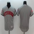 2016 Pittsburgh Pirates blank gray Flexbase Authentic Collection Jersey