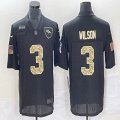 Nike Denver Broncos #3 Russell Wilson black Salute to Service Retired Limited Jersey-BD