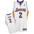 Los Angeles Lakers #2 FISHER white jersey