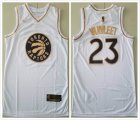 Nike Toronto Raptors #23 Fred VanVleet white gold basketball Jersey-TY