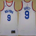 Nike New York Knicks #9 R.J. Barrett white nba basketball jersey 75th -XD