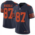 Nike Chicago Bears #8 Waddle dark blue Color Rush Limited Jersey