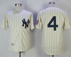 New York Yankees #4 Gehrig white new stitched MLB baseball Jerseys