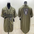 Nike Oakland Raiders blank Salute to Service Retired Limited Jersey Joint name-BD 01