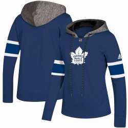 Custom Adidas Toronto Maple Leafs blue Ice Hockey Hooded Sweatshirt