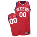 Philadelphia 76ers Custom red Road Jersey for sale