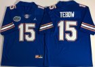 Jordan Florida Gators Tim Tebow #15 blue College Football Jersey