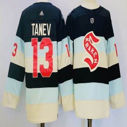 Adidas Seattle #13 Brandon Tanev beige gray black nhl jersey-PD