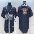 Nike San Francisco 49ers blank black baseball jerseys Joint name-BD 01