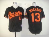 Baltimore Orioles #13 Manny Machado Black MLB Jerseys