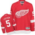 NHL Detroit Red Wings #5 Nicklas Red Jersey