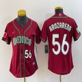 Youth 2023 World Cup Mexico #56 Randy Arozarena red majestic baseball jerseys 06