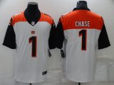 Nike Cincinnati Bengals #1 Ja'Marr Chase white orange black Color Rush Limited Jersey-BD