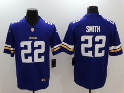 Nike Dallas Vikings 22 Smith Purple Color Rush Limited Jersey