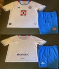 2024-2025 Cruz Azul club white blue soccer jerseys home