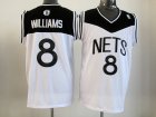 New Jersey Nets #8 Deron Williams white nab Jerseys