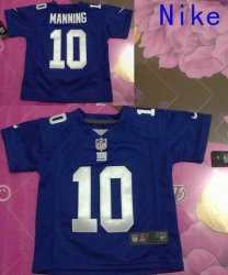 Nike New York Giants 10 Eli Manning Game Blue NFL Children Jerseys