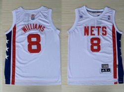 Brooklyn Nets #8 Deron Williams White NBA Swingman Jersey