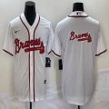 Nike Atlanta Braves blank white majestic baseball MLB Jerseys