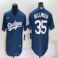 Nike Los Angeles Dodgers 35 Cody Bellinger blue throwback majestic baseball jerseys