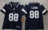 Youth Dallas Cowboys 88# CeeDee Lamb blue Nike Vapor F.U.S.E. Limited Jersey