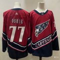 Adidas Washington Capitals #77 T.J Oshie red hockey Jersey-PD