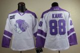 NHL Chicago Blackhawks 88 Patrick Kane white women Jersey