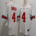 Ohio State Buckeyes #4 Jeremiah Smith White Nike Logo College jerseys-XST