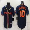 Nike Houston Astros #10 Yuli Gurrie dark blue baseball jerseys city version