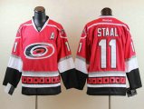 Carolina Hurricanes #11 Jordan Staal Red NHL Jerseys A Patch