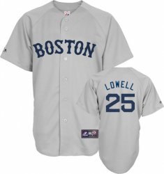 Boston Red Sox LOWELL 25# grey MLB jersey