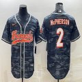 Nike Cincinnati Bengals #2 Evan McPherson gray camo baseball jerseys Joint name-BD