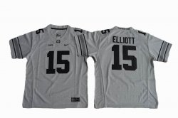 Youth Ohio State Buckeyes Ezekiel Elliott 15 College Football Jersey - Gridion Grey II