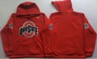 Ohio State Buckeyes Blank Red College Hooded Sweatshirt