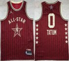 2024 NBA All Star jerseys #0 Tatum red basketball jerseys Hot press font