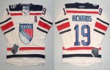 New York Rangers 19 Brad Richards Cream NHL Jerseys