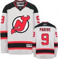 NHL New Jersey Devils #9 Zach Parise Road White Jersey