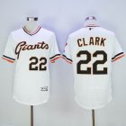 San Francisco Giants 22# Will Clark white throwback Flexbase Authentic Collection Jersey