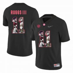 Custom Alabama Crimson Tide #11 Henry Ruggs III black College Color Rush Limited Jerseys