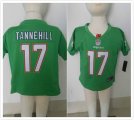 Nike Miami Dolphins #17 Ryan Tannehill light green nfl children jersey