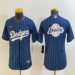 Youth 2020 World Series Los Angeles Dodgers blue majestic baseball Jerseys-BD 005