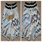 Golden State Warriors white NBA Shorts with pocket -TY