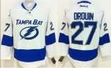 reebok Tampa Bay Lightning Jonathan Drouin #27 white NHL Jerseys