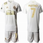 2020-2021 Atlanta United FC #7 Martinez white soccer jersey away