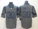 Nike Rams #30 Todd Gurley II gray gold Color Rush Limited Jersey Inverted version